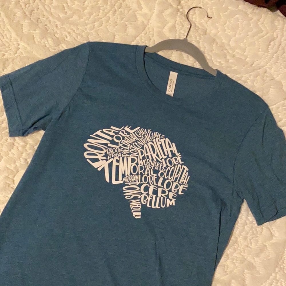 Cute Nerdy Brain Tee 🧠